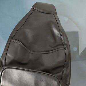 Talbots Black Travel Bag Asymmetrical Design